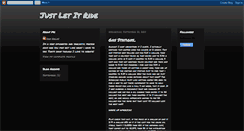Desktop Screenshot of justletitride.blogspot.com
