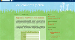 Desktop Screenshot of leerycrear.blogspot.com