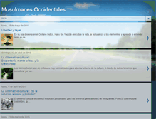 Tablet Screenshot of musulmanes-occidentales.blogspot.com