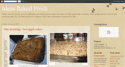 Desktop Screenshot of ideasbakedfresh.blogspot.com