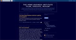 Desktop Screenshot of homebusinessinstitute.blogspot.com