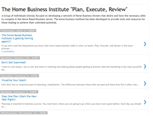 Tablet Screenshot of homebusinessinstitute.blogspot.com