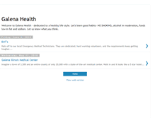 Tablet Screenshot of galenahealth.blogspot.com