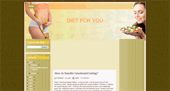 Desktop Screenshot of diet-4-you.blogspot.com