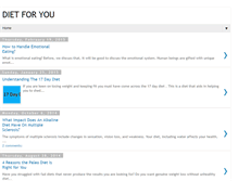 Tablet Screenshot of diet-4-you.blogspot.com