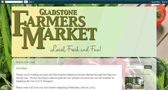 Desktop Screenshot of gladstonemofarmersmarket.blogspot.com