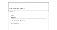 Desktop Screenshot of marydavisphotography.blogspot.com