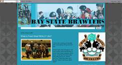 Desktop Screenshot of baystatebrawlersrollerderby.blogspot.com