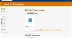Desktop Screenshot of musicaelectronicablog.blogspot.com