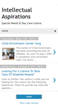 Mobile Screenshot of intellectualaspirations.blogspot.com