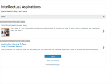 Tablet Screenshot of intellectualaspirations.blogspot.com