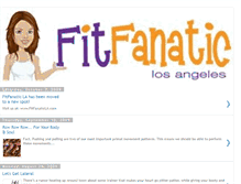 Tablet Screenshot of fitfanaticla.blogspot.com