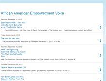 Tablet Screenshot of blackempowermentvoice.blogspot.com