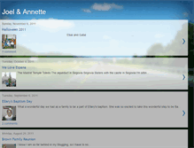 Tablet Screenshot of joel-annette.blogspot.com