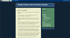 Desktop Screenshot of bemidjichrysler.blogspot.com
