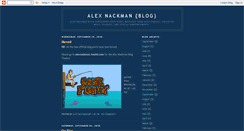 Desktop Screenshot of alexnackman.blogspot.com