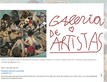 Tablet Screenshot of costadoxartistas.blogspot.com