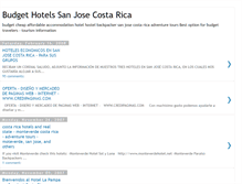 Tablet Screenshot of budgethotelscostarica.blogspot.com
