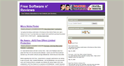 Desktop Screenshot of free-software-n-reviews.blogspot.com