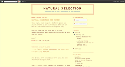 Desktop Screenshot of naturalhairselection.blogspot.com