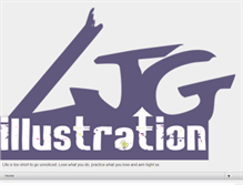 Tablet Screenshot of ljgartandillustration.blogspot.com