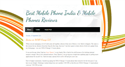 Desktop Screenshot of best-mobiles-phones-india.blogspot.com