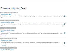Tablet Screenshot of downloadhiphopbeats.blogspot.com