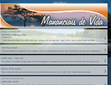 Tablet Screenshot of mananciaisdevida.blogspot.com