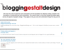 Tablet Screenshot of bloggingestaltdesign.blogspot.com