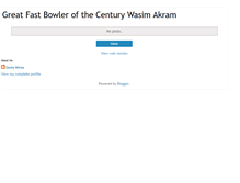 Tablet Screenshot of my-wasimakram.blogspot.com