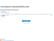 Tablet Screenshot of buycar-insuranceonline.blogspot.com