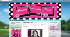 Desktop Screenshot of creativescrapbookingdivas.blogspot.com