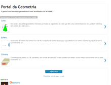 Tablet Screenshot of portaldageometria.blogspot.com