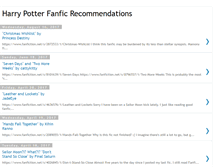 Tablet Screenshot of harrypotterfanficrecommendations.blogspot.com