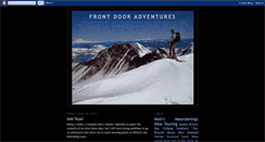 Desktop Screenshot of frontdooradventures.blogspot.com