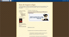 Desktop Screenshot of fairedelargent-enligne.blogspot.com