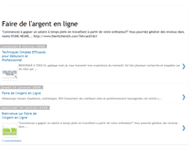 Tablet Screenshot of fairedelargent-enligne.blogspot.com