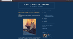Desktop Screenshot of pleasedontinterrupt.blogspot.com
