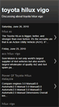 Mobile Screenshot of hiluxvigobest.blogspot.com