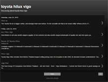 Tablet Screenshot of hiluxvigobest.blogspot.com