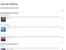 Tablet Screenshot of cazeriadeballenas.blogspot.com