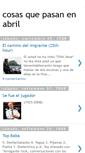 Mobile Screenshot of cosasquepasanenabril.blogspot.com
