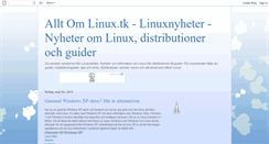 Desktop Screenshot of linuxnyheter.blogspot.com