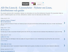 Tablet Screenshot of linuxnyheter.blogspot.com