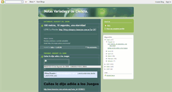 Desktop Screenshot of cienciayvarios.blogspot.com