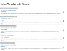 Tablet Screenshot of cienciayvarios.blogspot.com