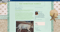 Desktop Screenshot of horsteadfamily.blogspot.com