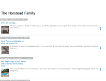 Tablet Screenshot of horsteadfamily.blogspot.com
