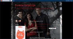 Desktop Screenshot of cronicasvampiricascv.blogspot.com