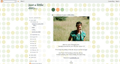 Desktop Screenshot of justalittledittyblog.blogspot.com